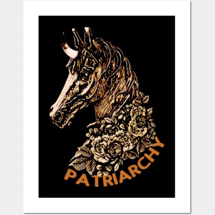 Patriarchy -- Retro Horse Design Posters and Art